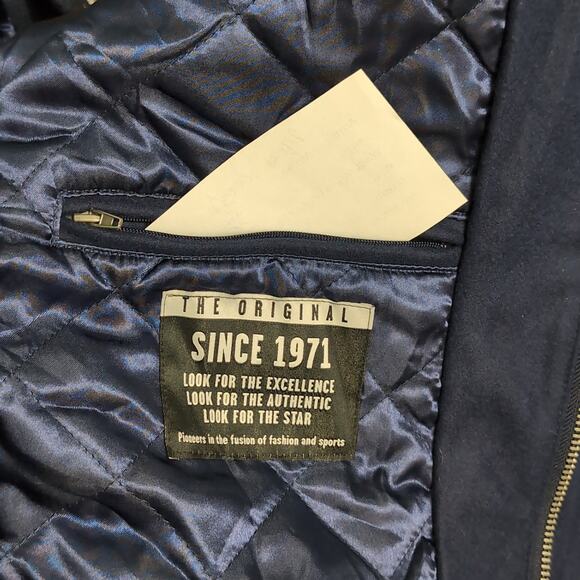 Starter Penn State Nittany Lions Letterman Varsity Wool Leather Snap Jacket XXL - Picture 11 of 15